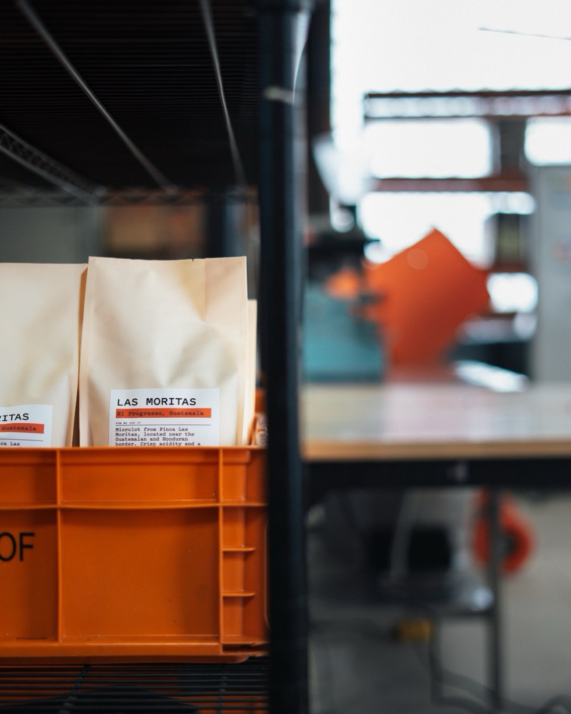 Coffeehaus wholesale crate of Las Moritas at the Warehaus