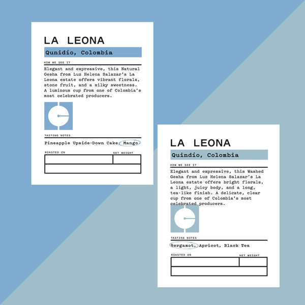 Extremely Limited - Colombia Gesha Bundle - La Leona Washed + Natural