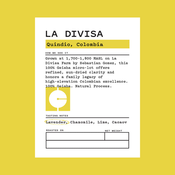 Extremely Limited - Colombia - La Divisa Geisha