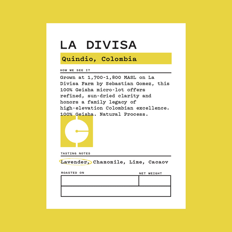 Extremely Limited - Colombia - La Divisa Geisha