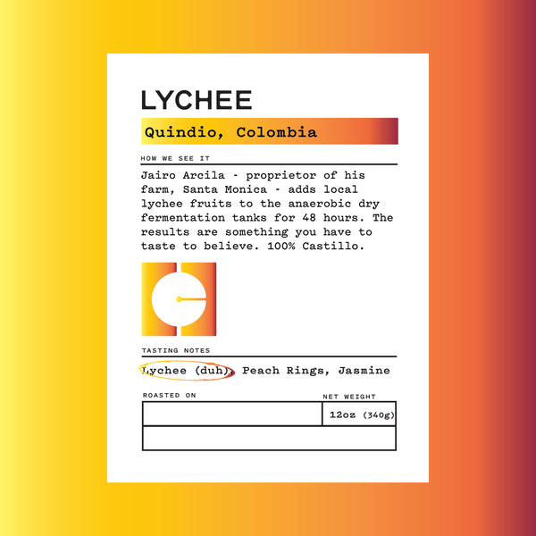 Extremely Limited - Colombia - Lychee Co-Ferment
