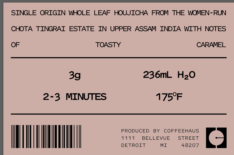 HOUJICHA - Roasted Green Tea